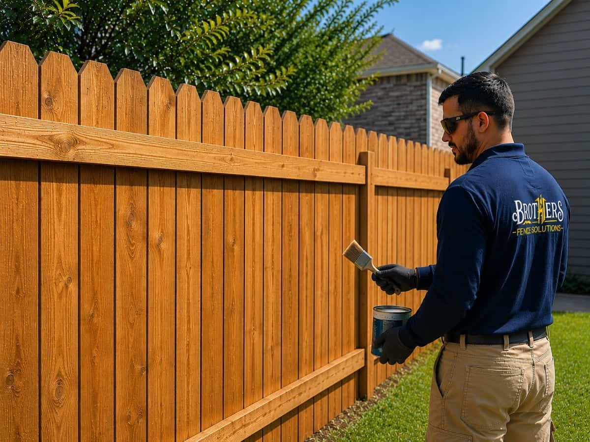 Fence washing Asheville NC after