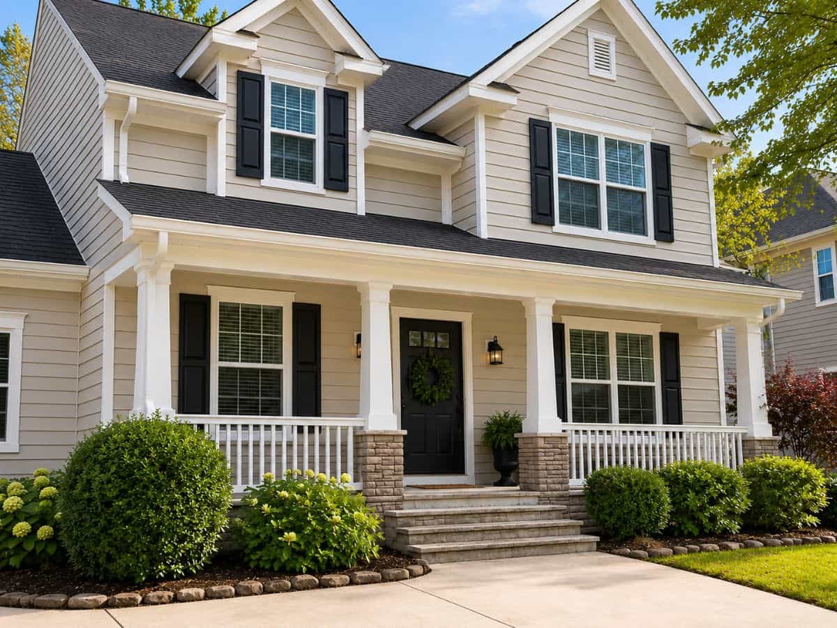 House exterior washing Asheville NC after