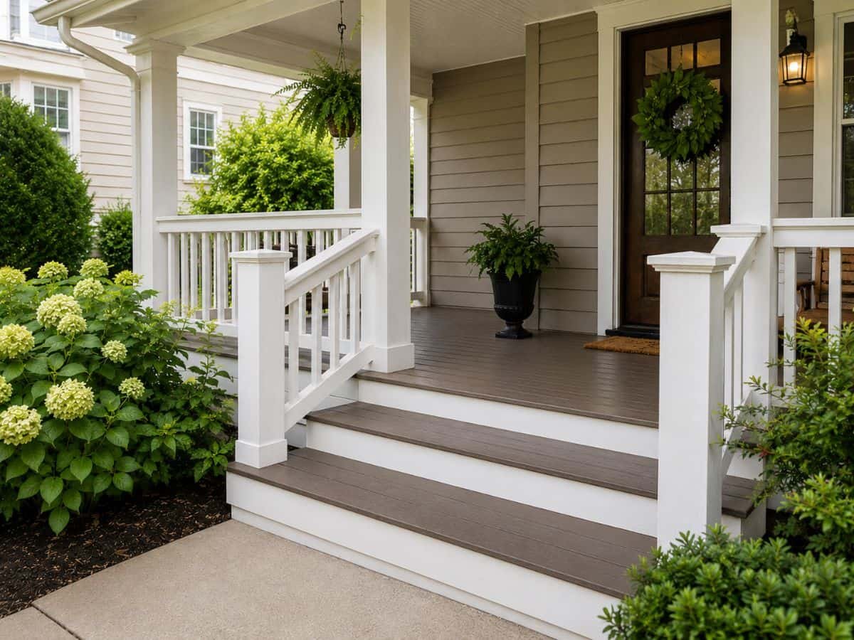 Porch washing Asheville NC after