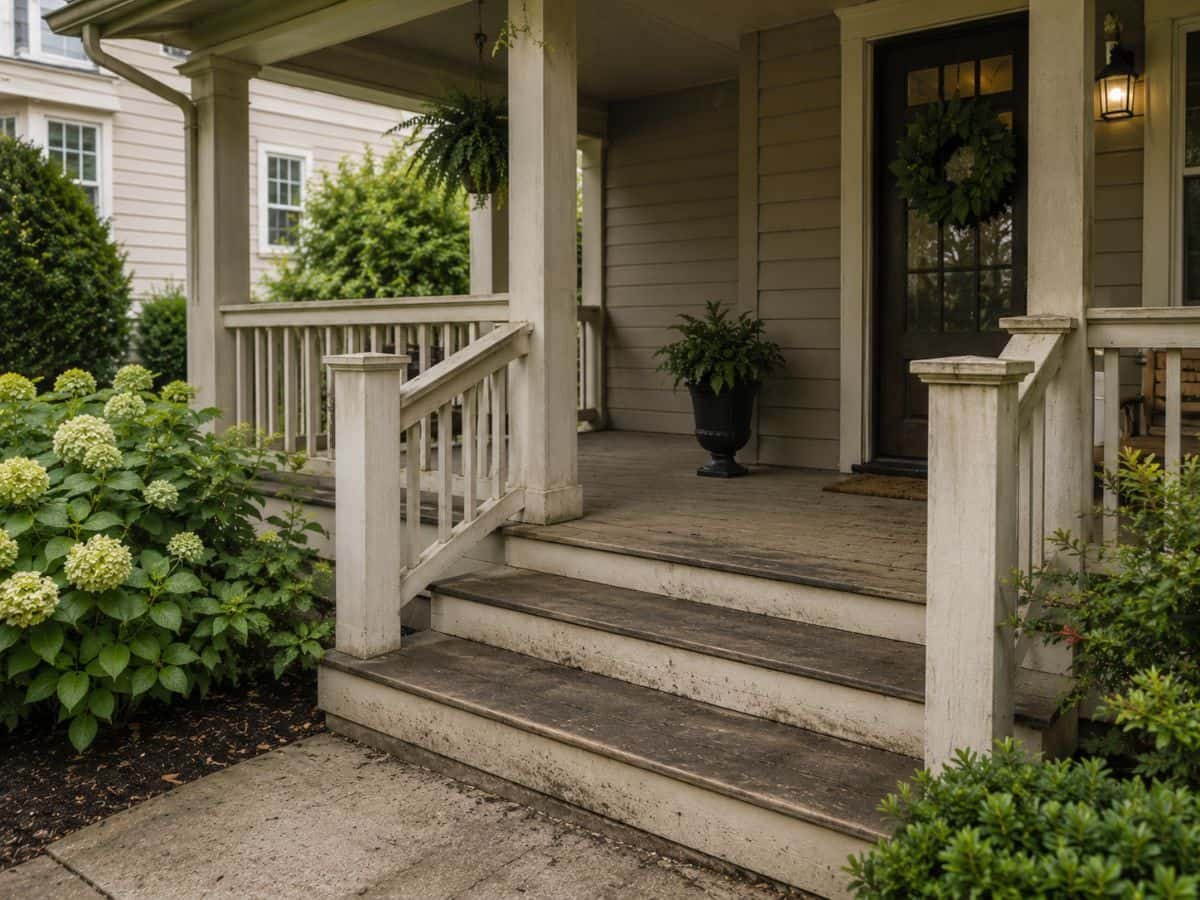 Porch washing Asheville NC before