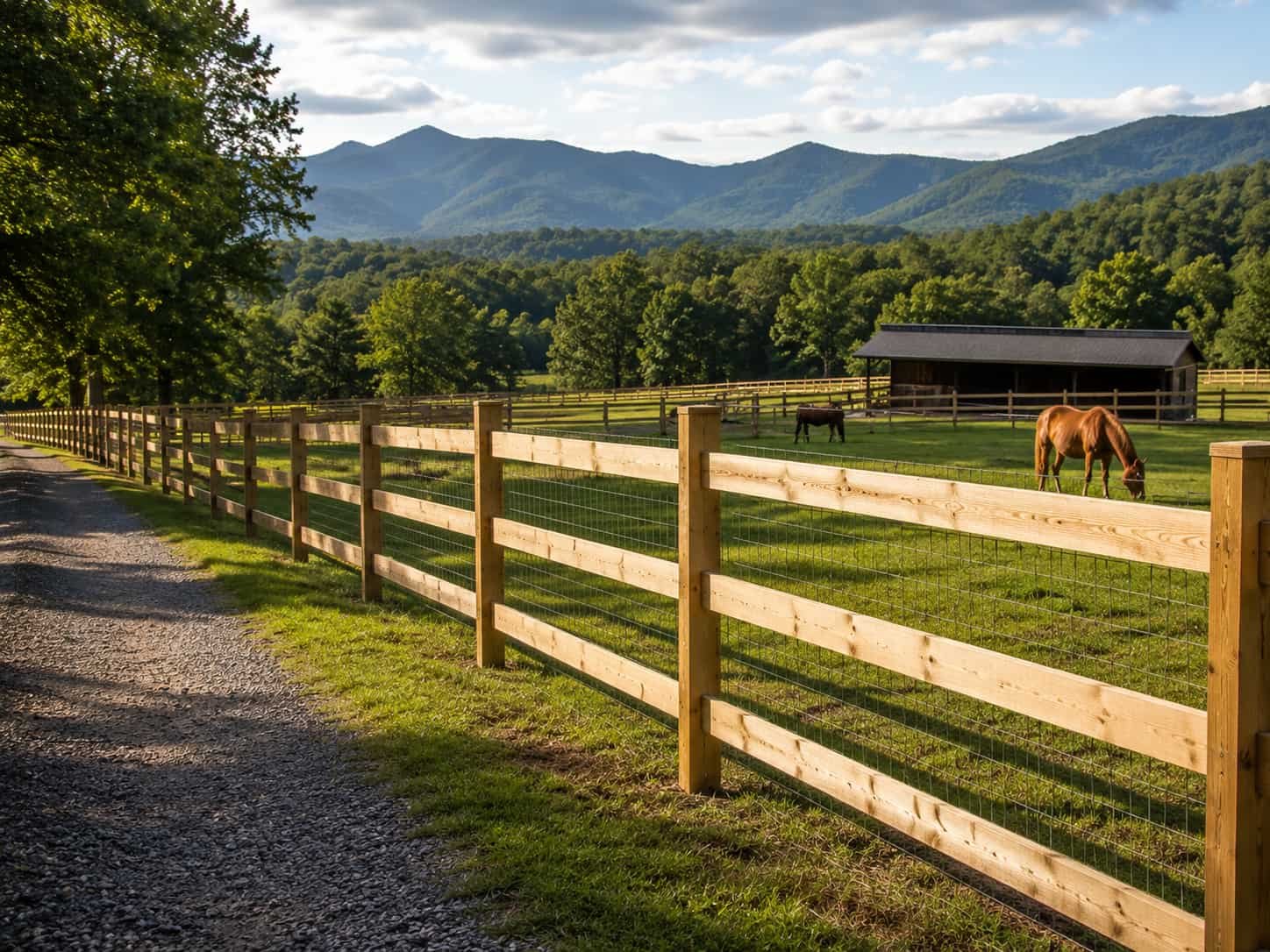 Farm animal fencing Asheville NC by Brothers Fence Solutions