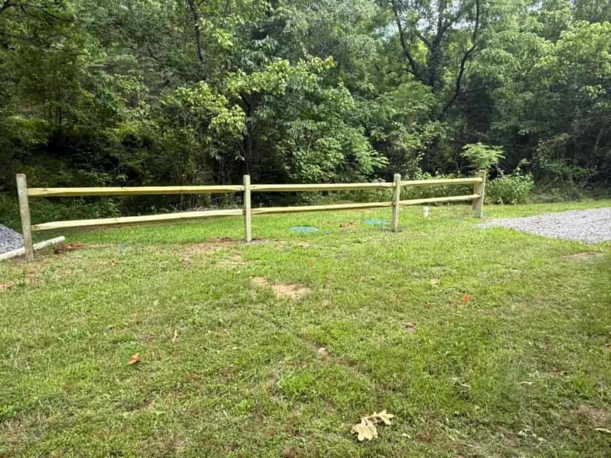 Split rail fence installation Asheville NC by Brothers Fence Solutions