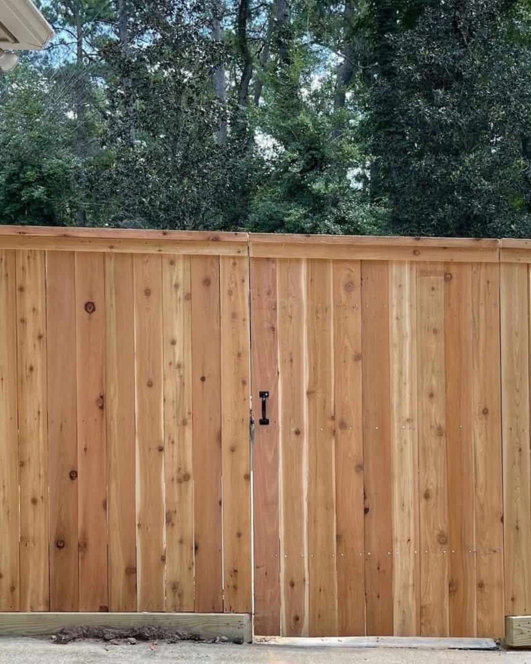 Fence Installation Asheville NC for wooded yards by Brothers Fence Solutions