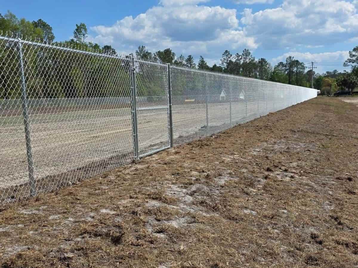 Chain link fence installation Asheville NC by Brothers Fence Solutions