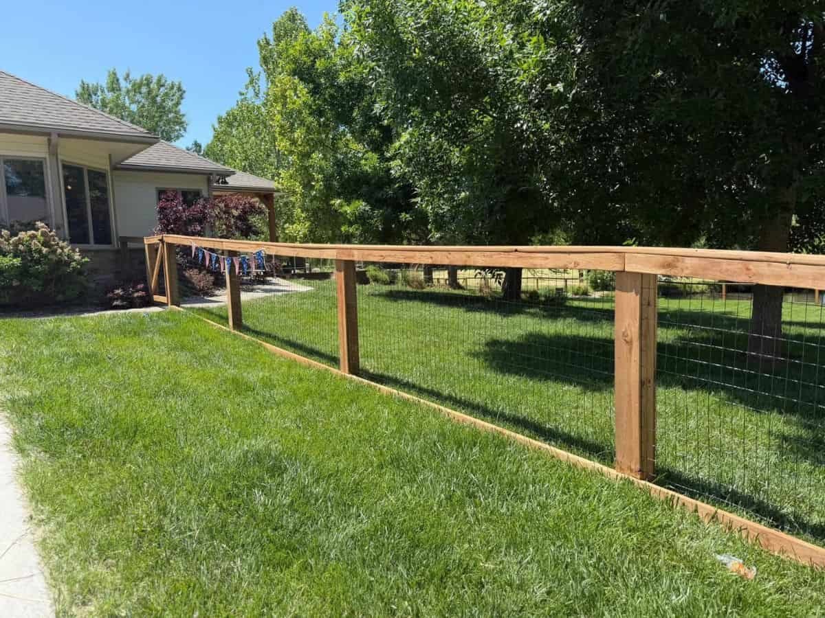 Split rail yard fence Asheville NC by Brothers Fence Solutions