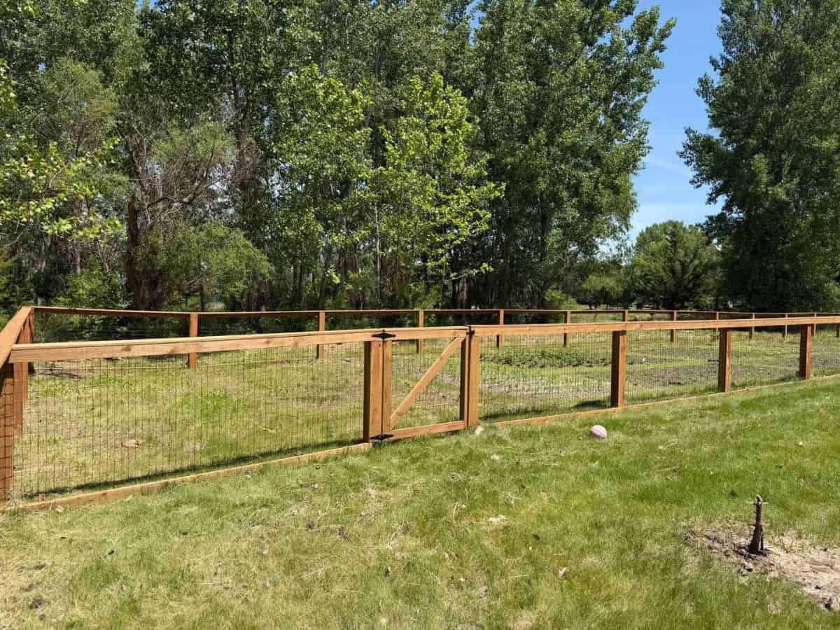 Wood fence gate backyard Asheville NC by Brothers Fence Solutions